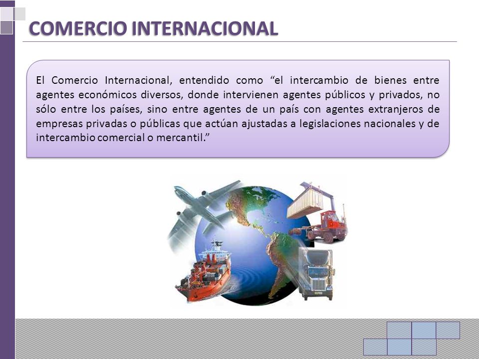 COMERCIO INTERNACIONAL