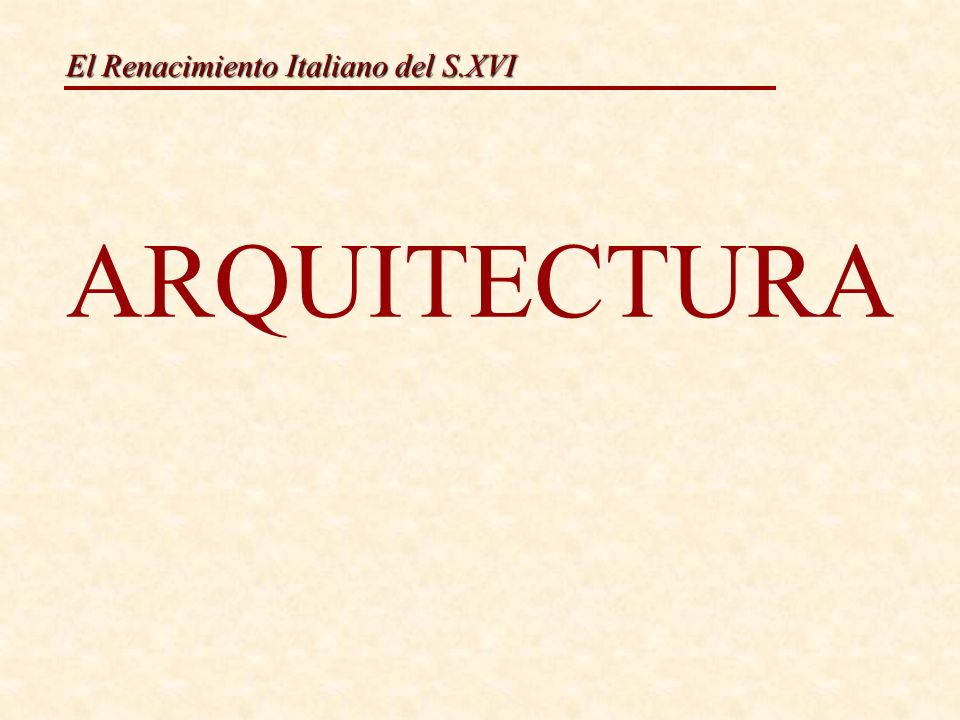 ARQUITECTURA