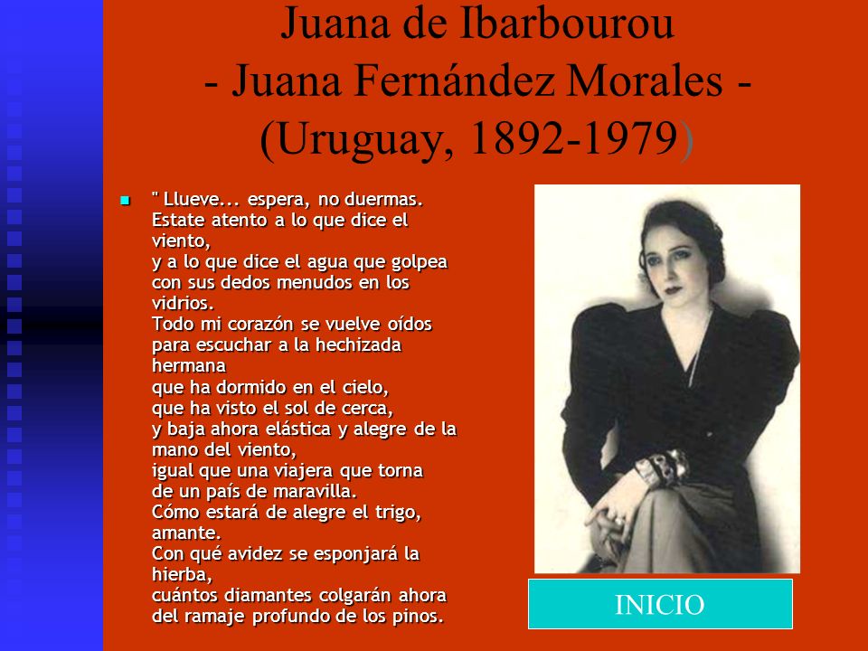 Juana de Ibarbourou - Juana Fernández Morales - (Uruguay, )