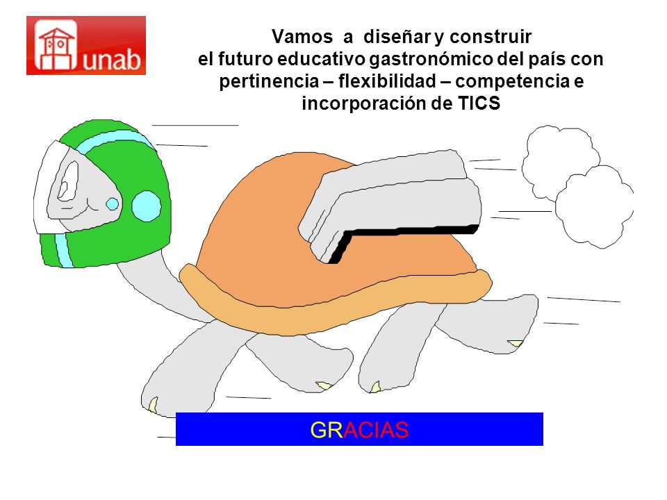 Vamos a diseñar y construir el futuro educativo gastronómico del país con pertinencia – flexibilidad – competencia e incorporación de TICS