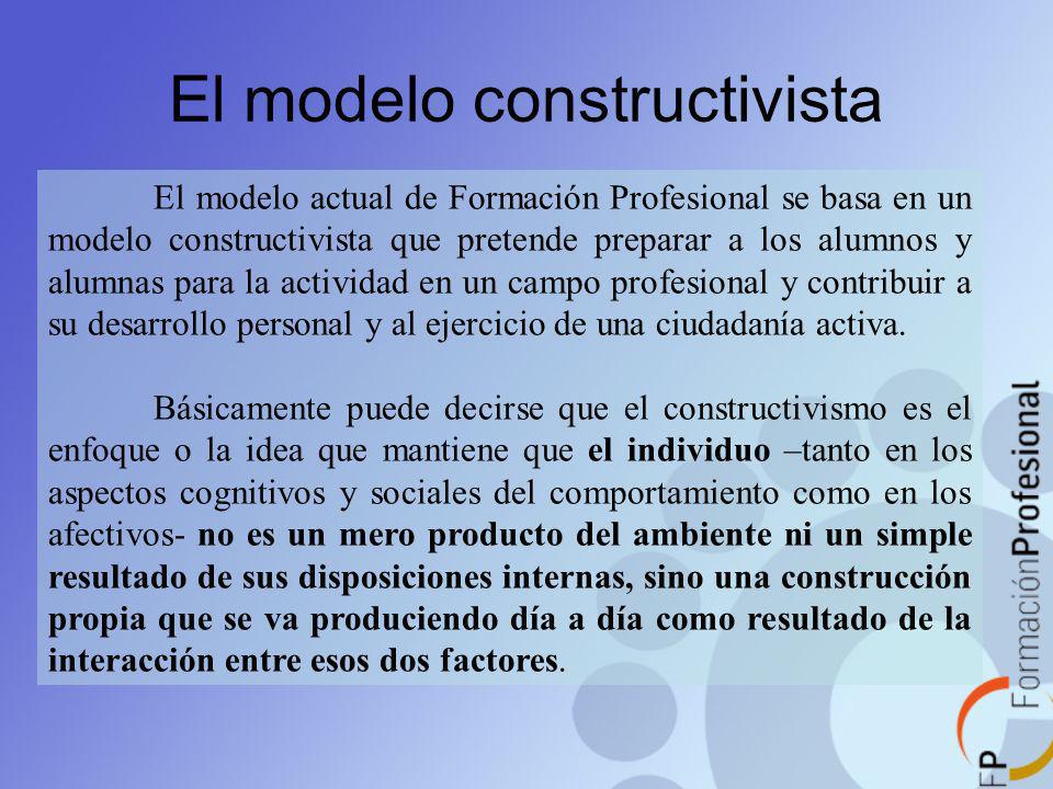 El modelo constructivista