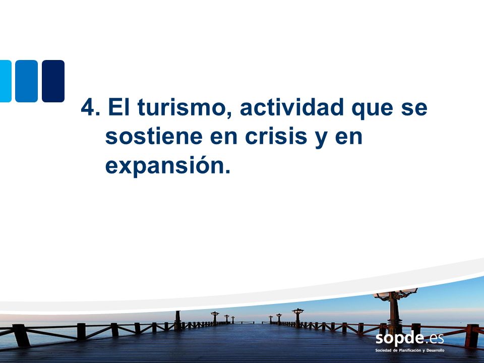 4. El turismo, actividad que se sostiene en crisis y en expansión.
