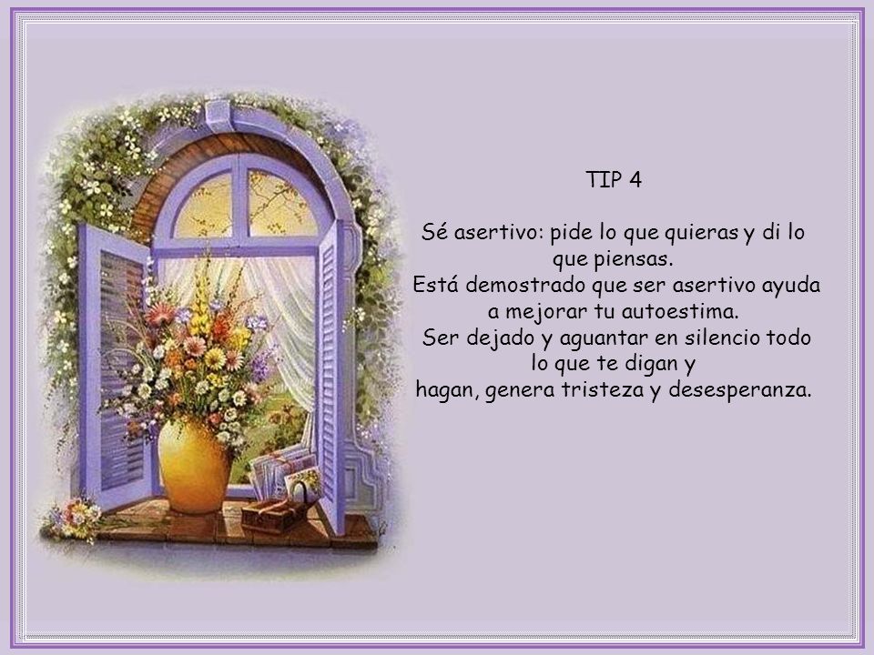 Sé asertivo: pide lo que quieras y di lo que piensas.