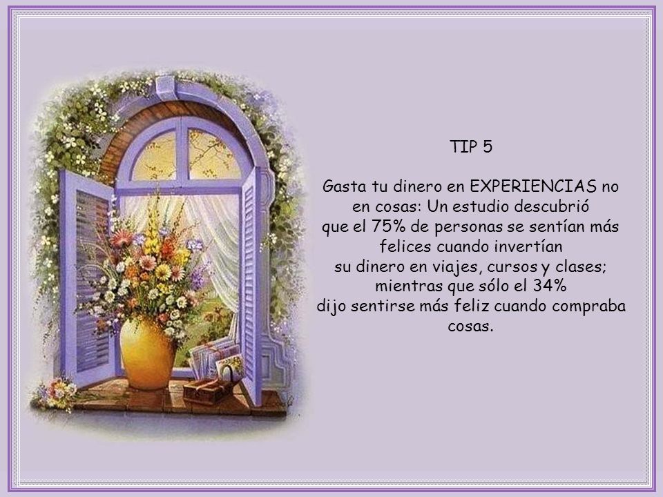 Gasta tu dinero en EXPERIENCIAS no en cosas: Un estudio descubrió