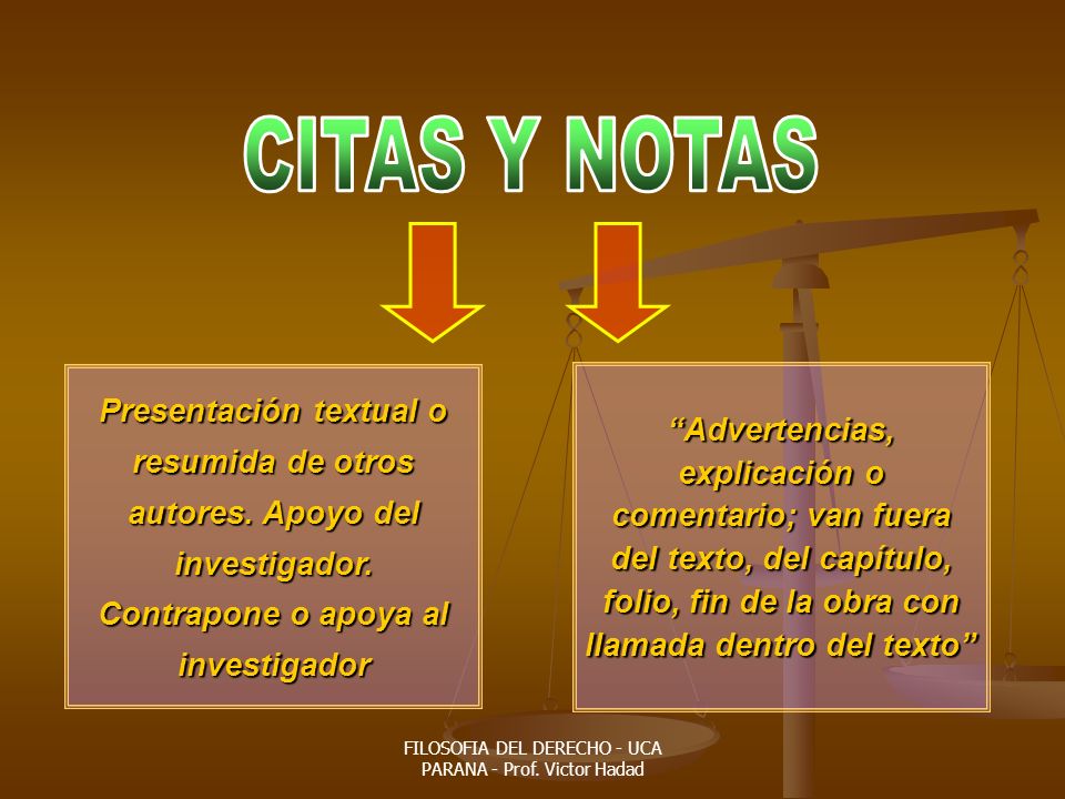 FILOSOFIA DEL DERECHO - UCA PARANA - Prof. Victor Hadad