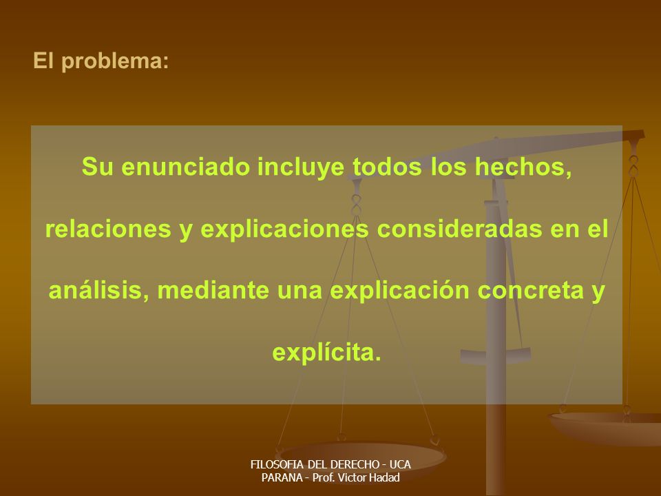 FILOSOFIA DEL DERECHO - UCA PARANA - Prof. Victor Hadad
