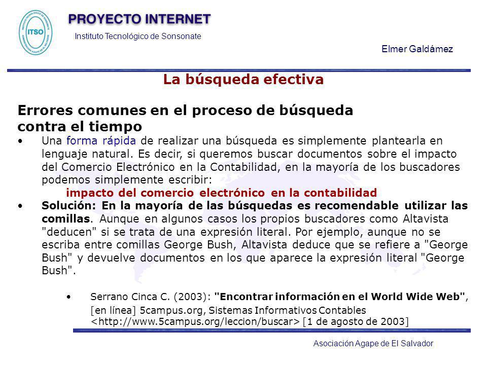 Errores comunes en el proceso de búsqueda contra el tiempo