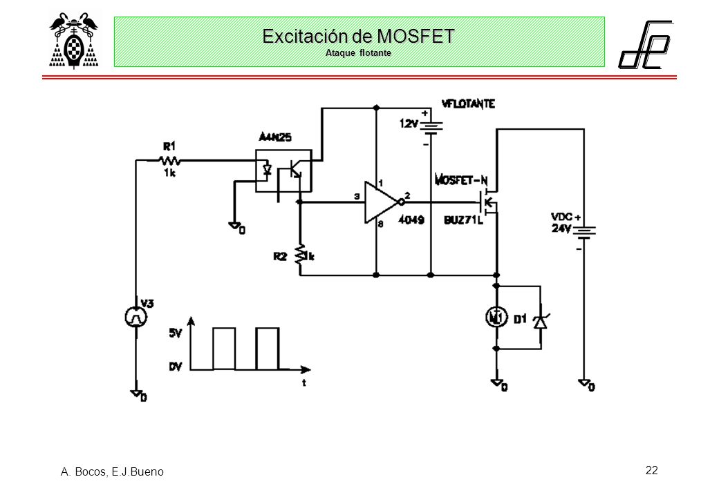Excitación de MOSFET Ataque flotante