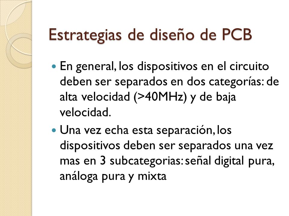 Estrategias de diseño de PCB