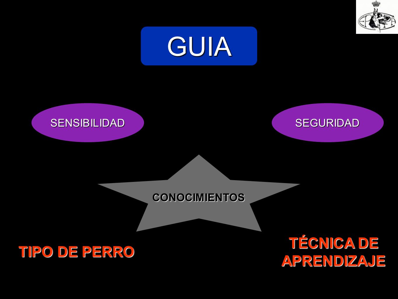 GUIA TÉCNICA DE TIPO DE PERRO APRENDIZAJE SENSIBILIDAD SEGURIDAD
