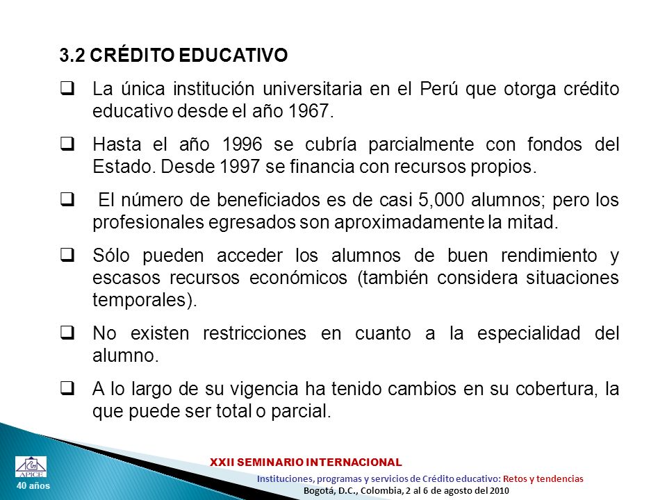 No existen restricciones en cuanto a la especialidad del alumno.