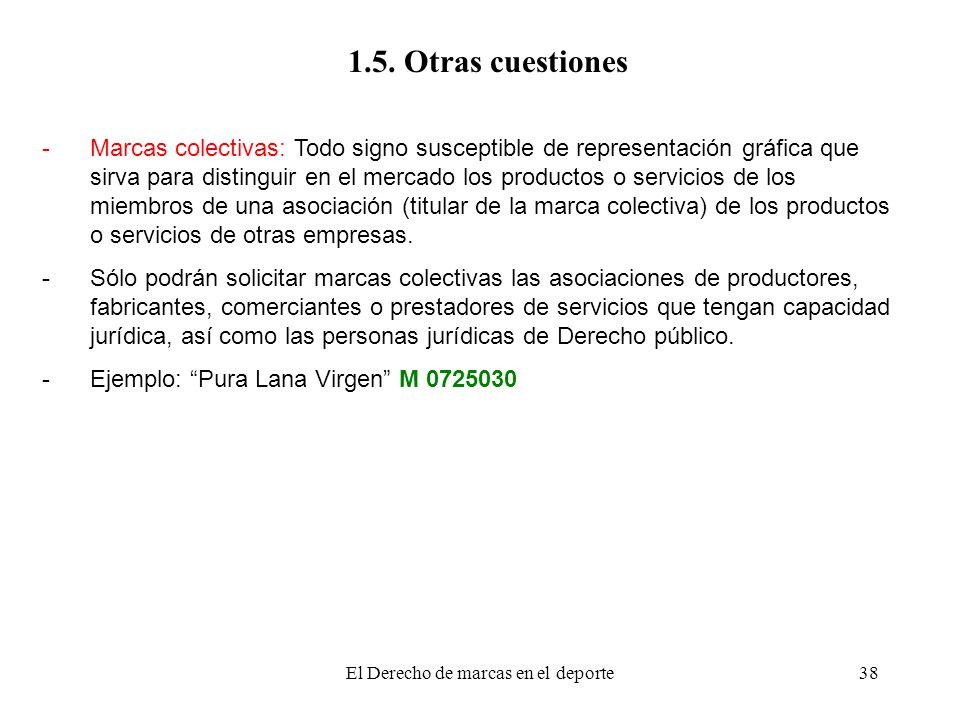 El Derecho de marcas en el deporte
