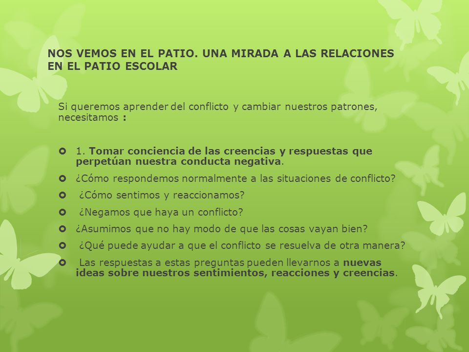 NOS VEMOS EN EL PATIO. UNA MIRADA A LAS RELACIONES EN EL PATIO ESCOLAR
