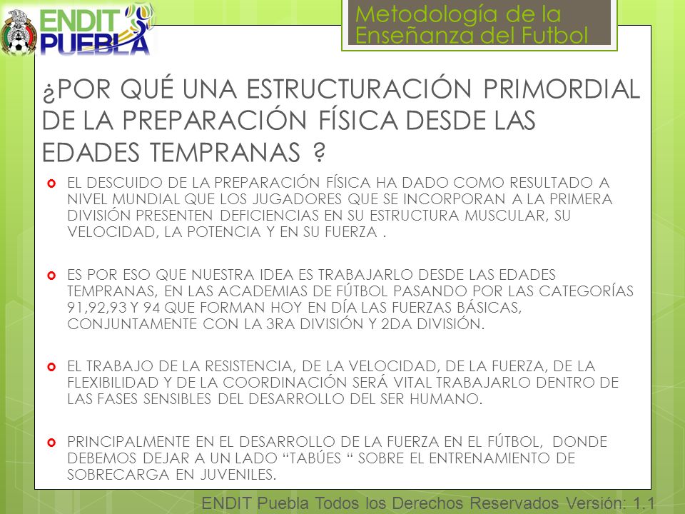¿POR QUÉ UNA ESTRUCTURACIÓN PRIMORDIAL DE LA PREPARACIÓN FÍSICA DESDE LAS EDADES TEMPRANAS