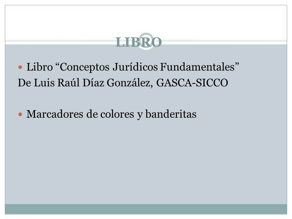 LIBRO Libro Conceptos Jurídicos Fundamentales