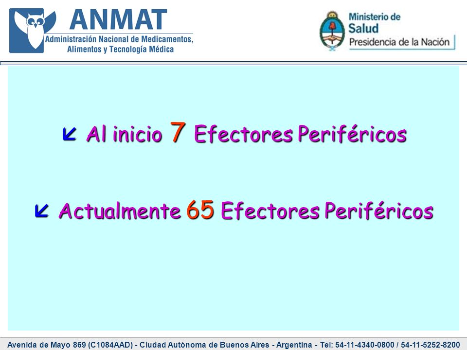 Al inicio 7 Efectores Periféricos