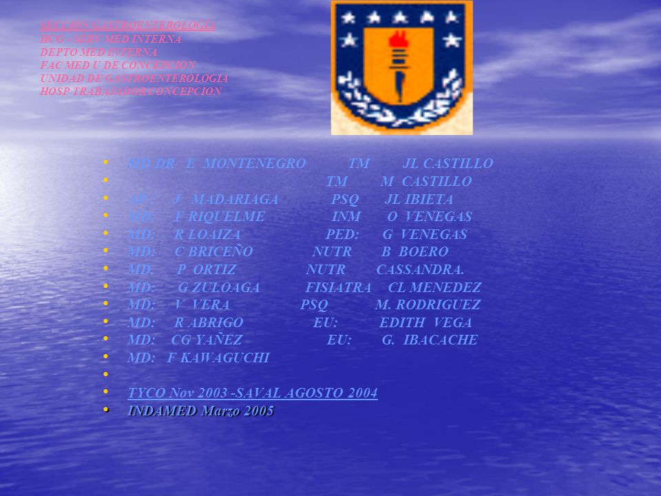 MD DR E MONTENEGRO TM JL CASTILLO TM M CASTILLO