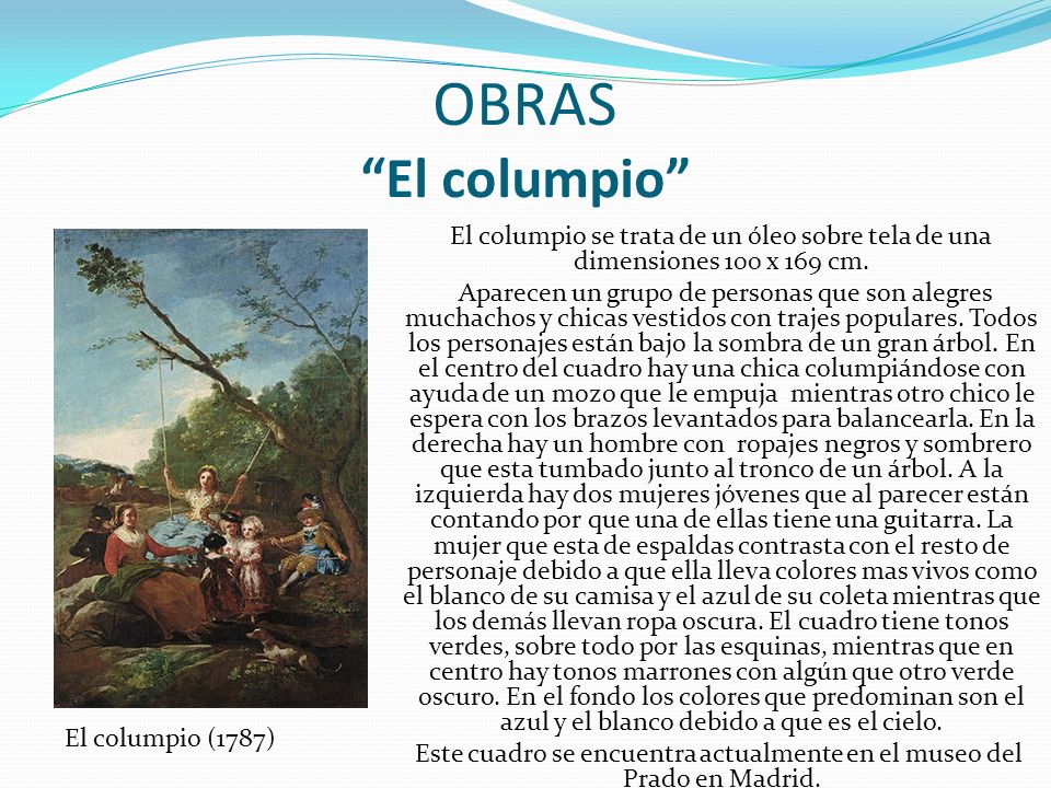 Este cuadro se encuentra actualmente en el museo del Prado en Madrid.