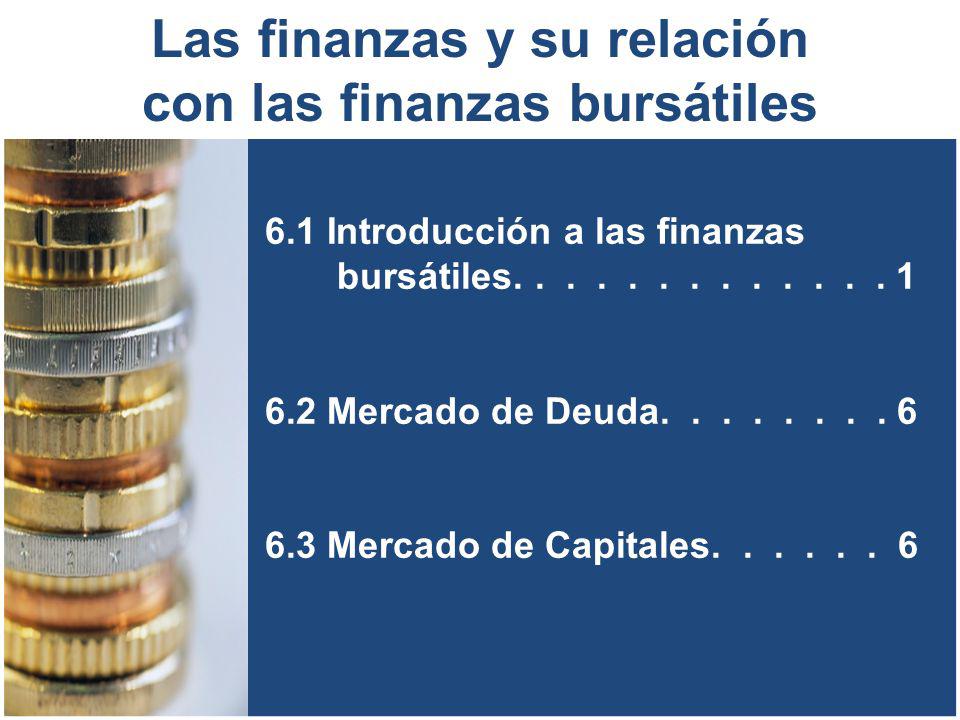 Las finanzas y su relación con las finanzas bursátiles