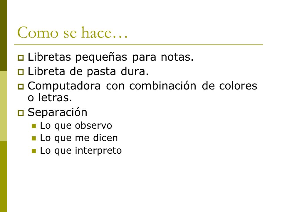 Como se hace… Libretas pequeñas para notas. Libreta de pasta dura.