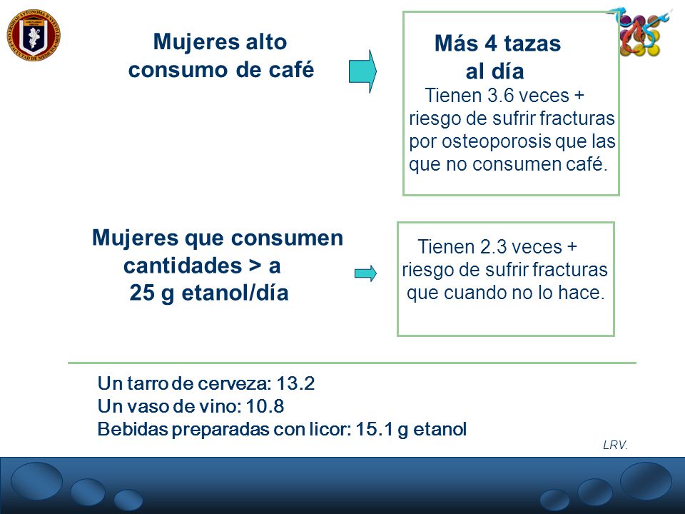 Mujeres alto Más 4 tazas consumo de café al día Mujeres que consumen