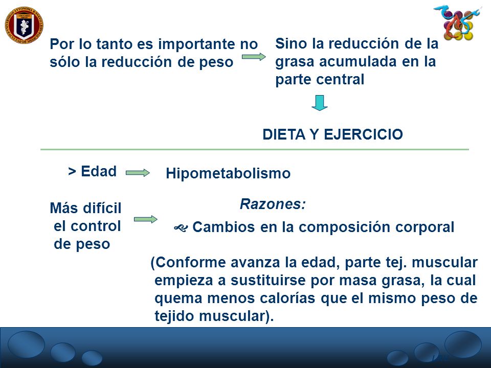 Por lo tanto es importante no sólo la reducción de peso