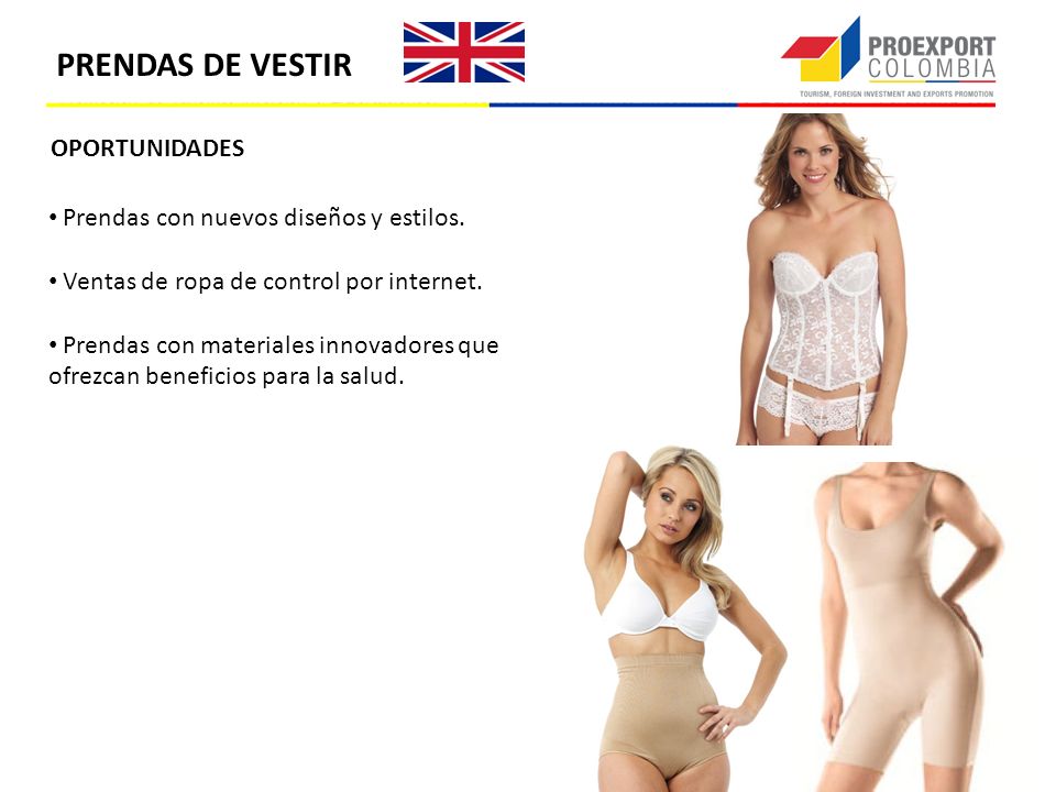 PRENDAS DE VESTIR OPORTUNIDADES Prendas con nuevos diseños y estilos.