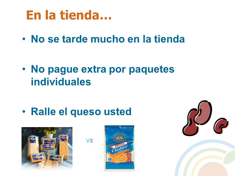 En la tienda… No se tarde mucho en la tienda