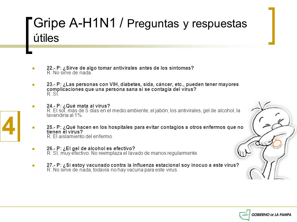 Gripe A-H1N1 / Preguntas y respuestas útiles