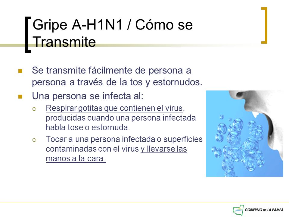 Gripe A-H1N1 / Cómo se Transmite