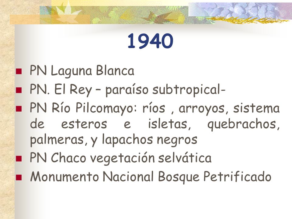 1940 PN Laguna Blanca PN. El Rey – paraíso subtropical-