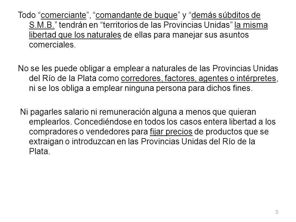 Todo comerciante , comandante de buque y demás súbditos de S. M. B