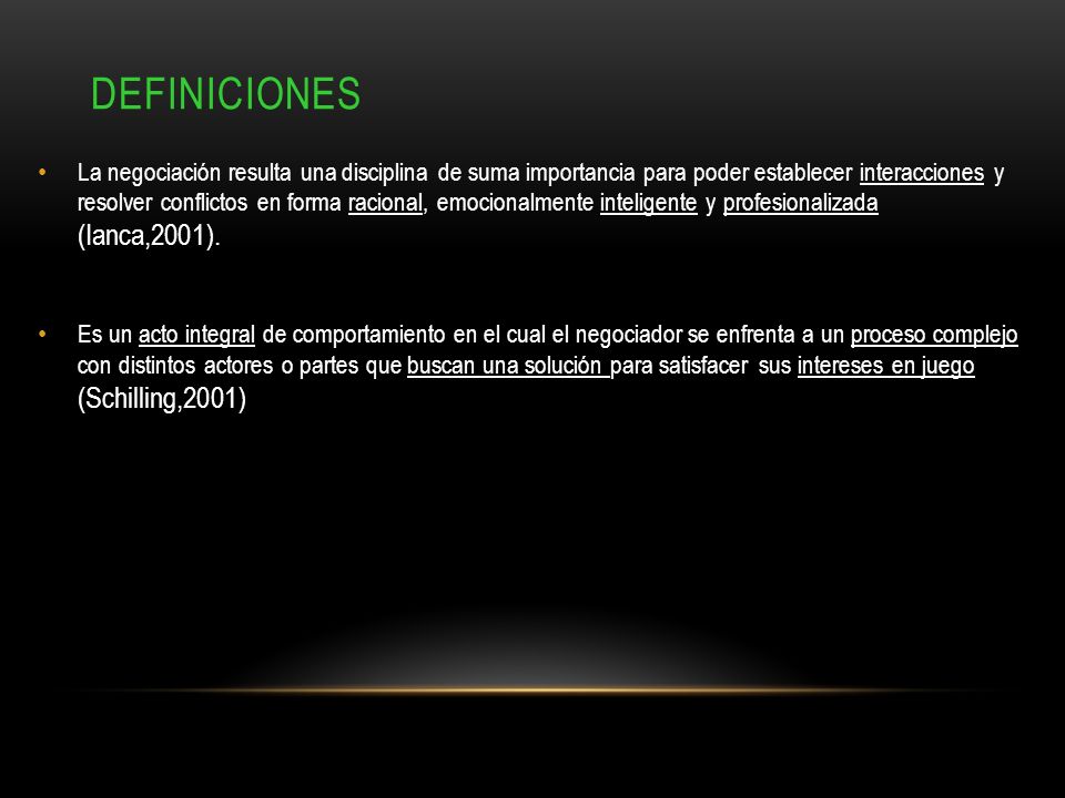 Definiciones