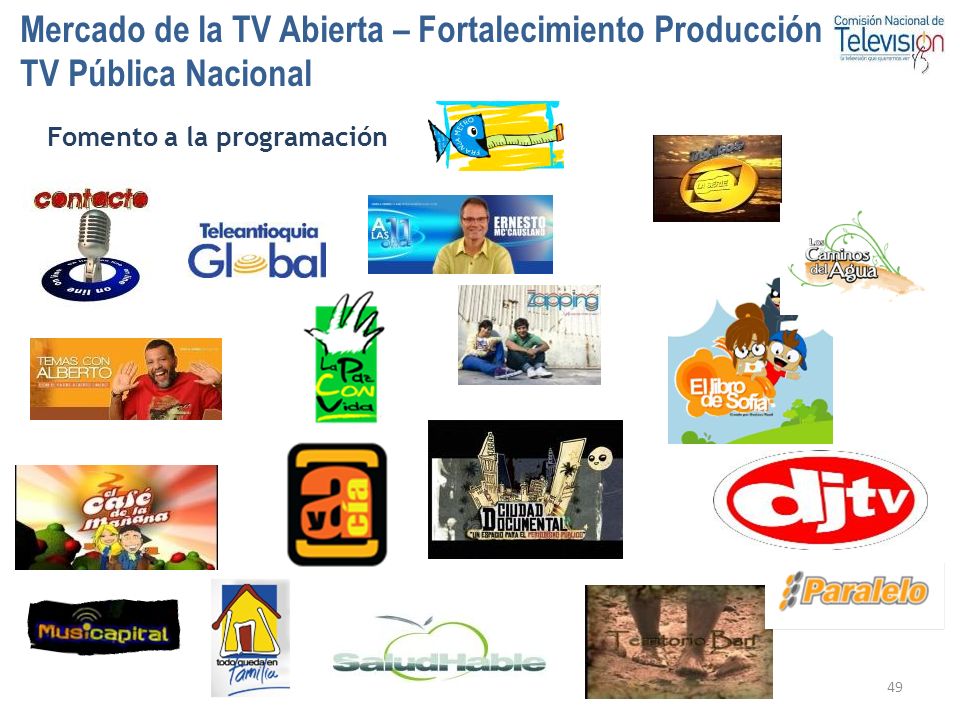 Mercado de la TV Abierta – Fortalecimiento Producción TV Pública Nacional