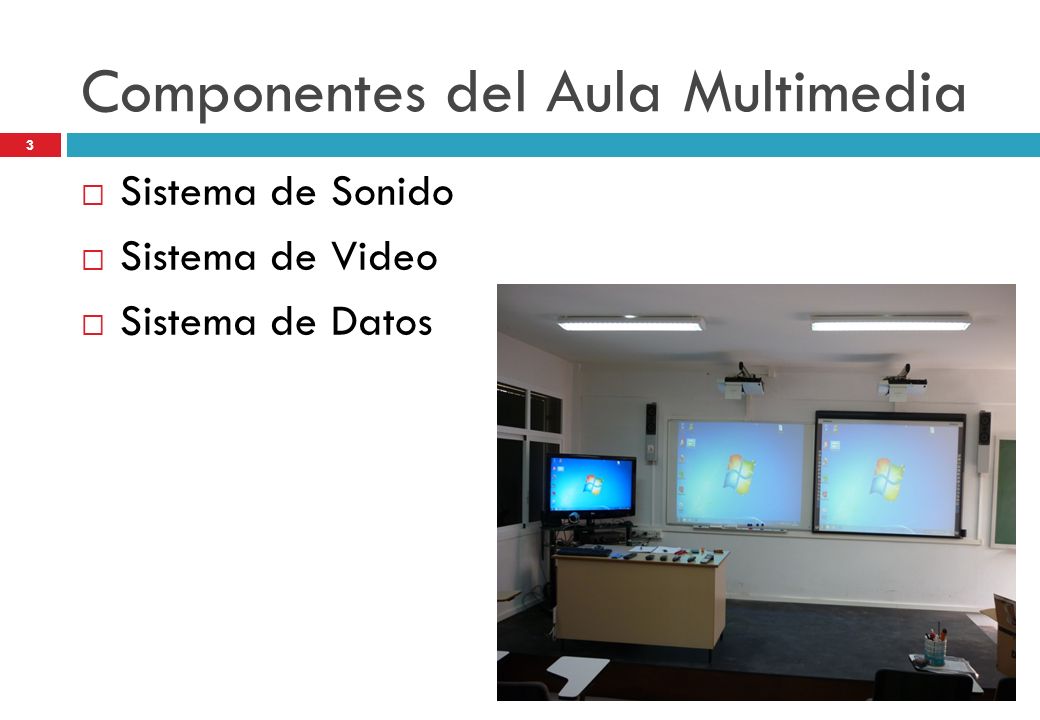 Componentes del Aula Multimedia