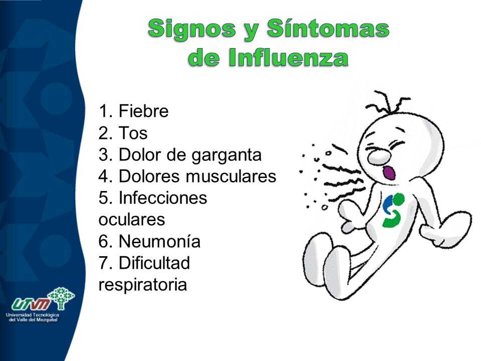 Signos y Síntomas de Influenza