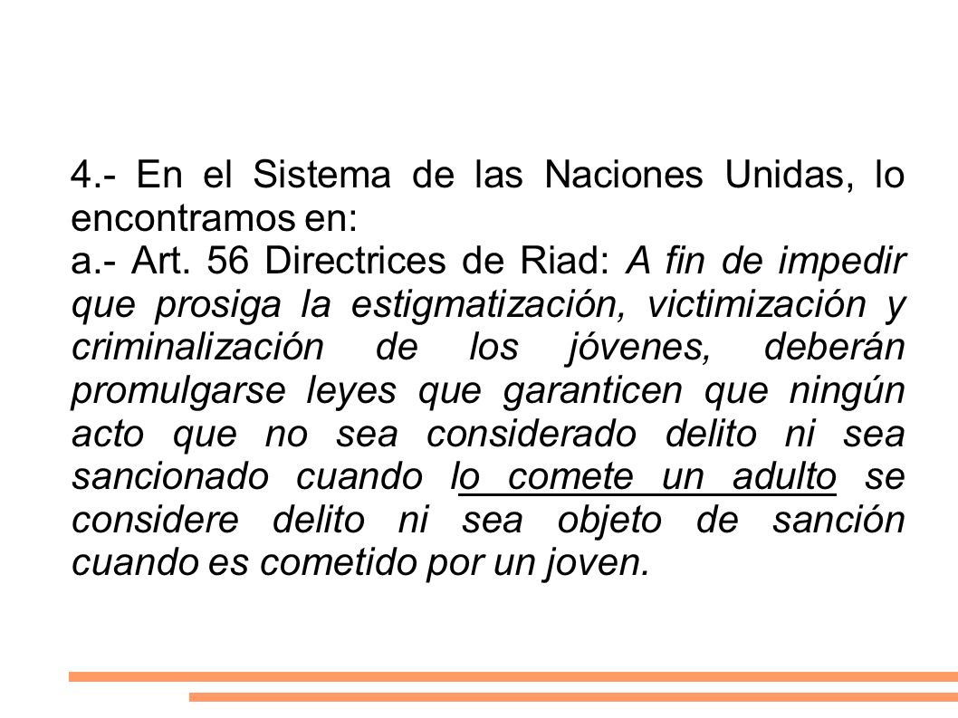 4.- En el Sistema de las Naciones Unidas, lo encontramos en: