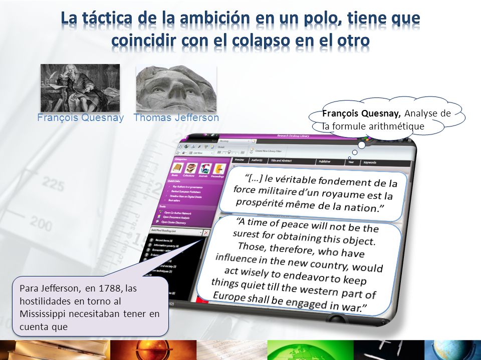 La táctica de la ambición en un polo, tiene que coincidir con el colapso en el otro