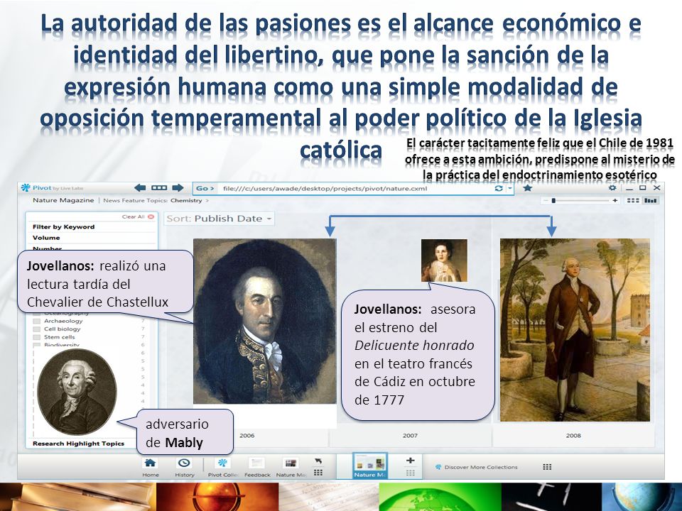 La autoridad de las pasiones es el alcance económico e identidad del libertino, que pone la sanción de la expresión humana como una simple modalidad de oposición temperamental al poder político de la Iglesia católica