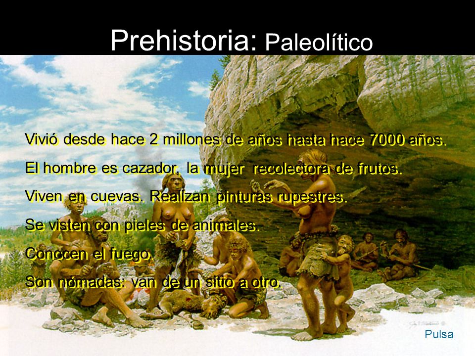Prehistoria: Paleolítico