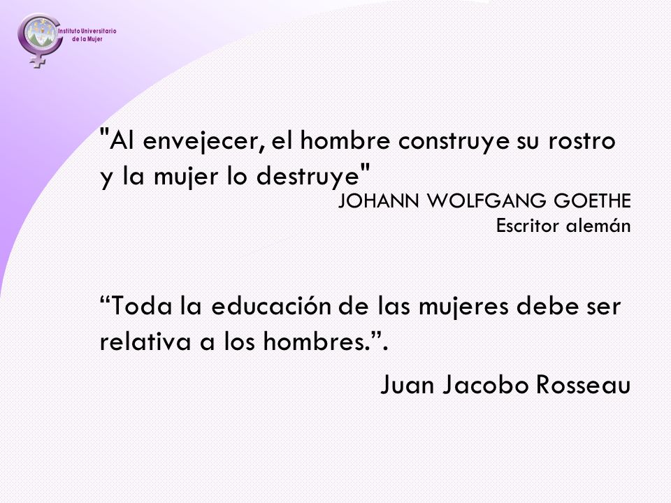 Al envejecer, el hombre construye su rostro y la mujer lo destruye