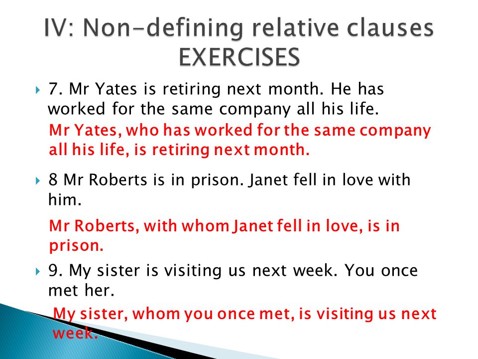 relative clauses exercises relative clauses exercises