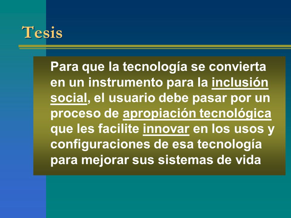Tesis
