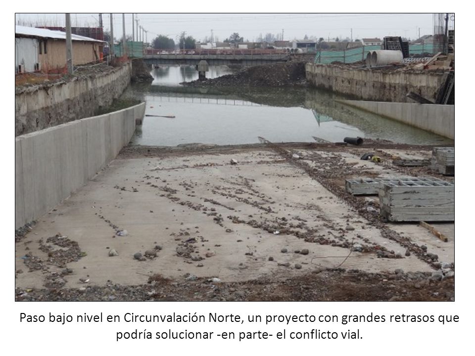 Paso bajo nivel en Circunvalación Norte, un proyecto con grandes retrasos que podría solucionar -en parte- el conflicto vial.