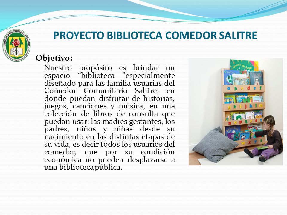 PROYECTO BIBLIOTECA COMEDOR SALITRE