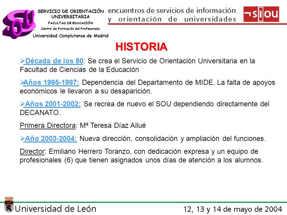 SERVICIO DE ORIENTACIÓN UNIVERSITARIA