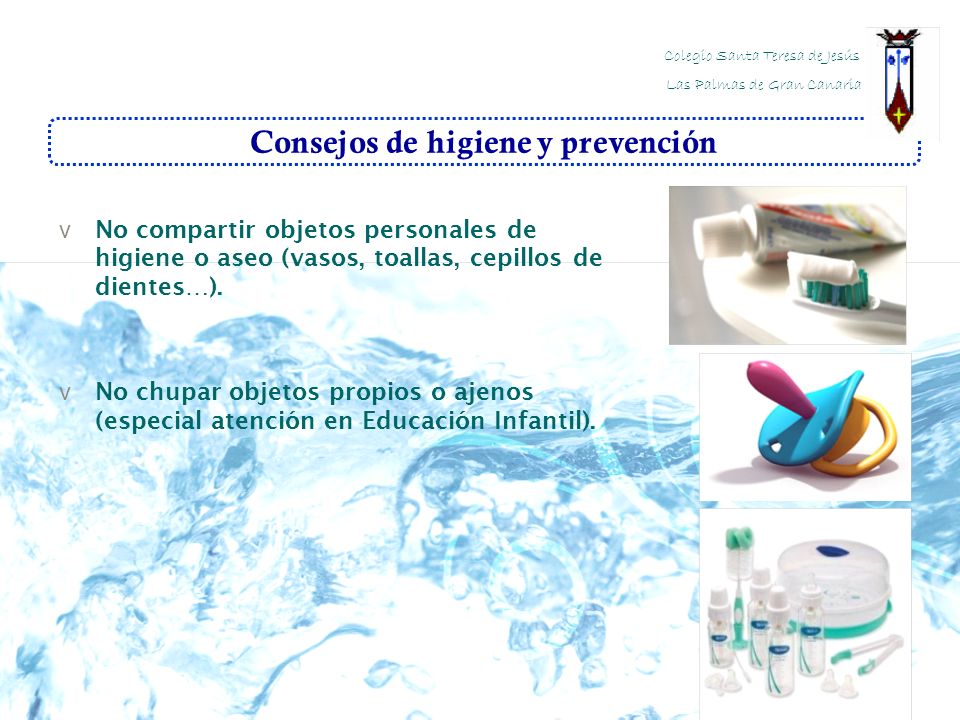 Consejos de higiene y prevención