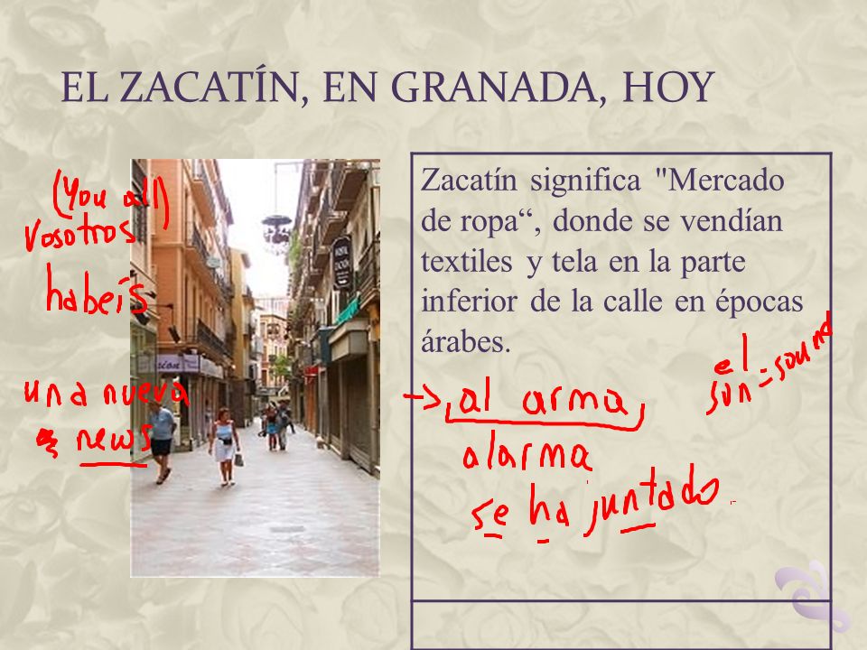 El Zacatín, en Granada, hoy