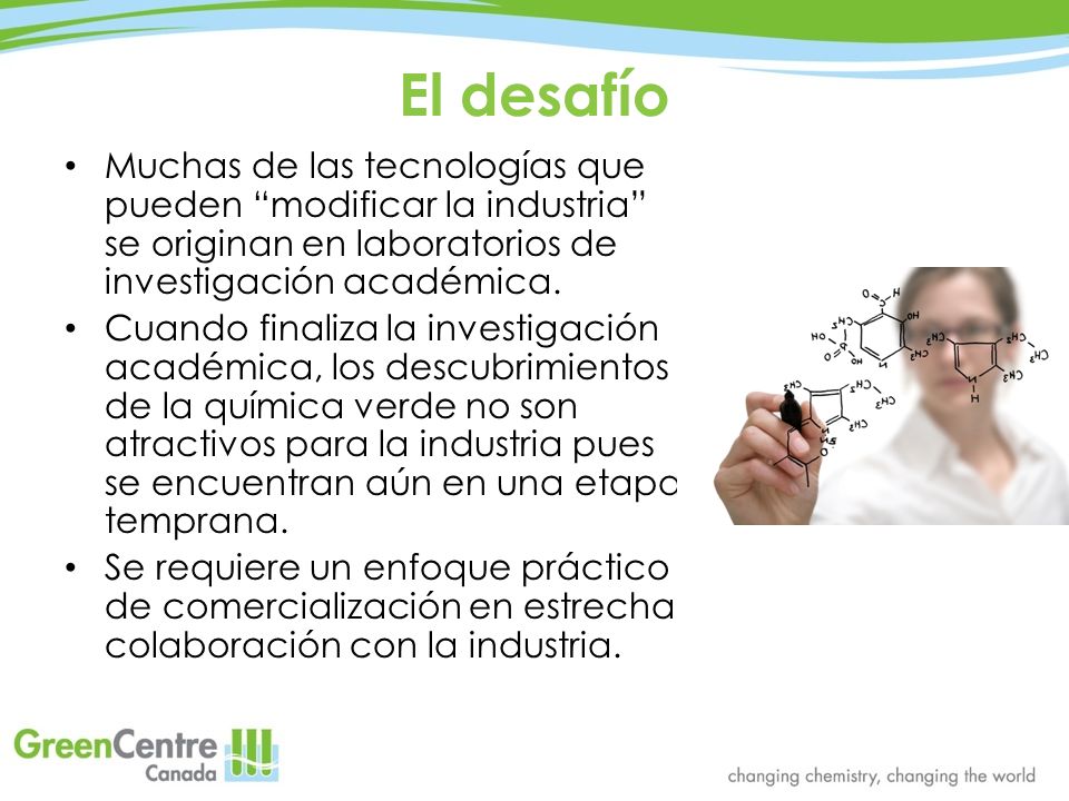 El desafío Muchas de las tecnologías que pueden modificar la industria se originan en laboratorios de investigación académica.