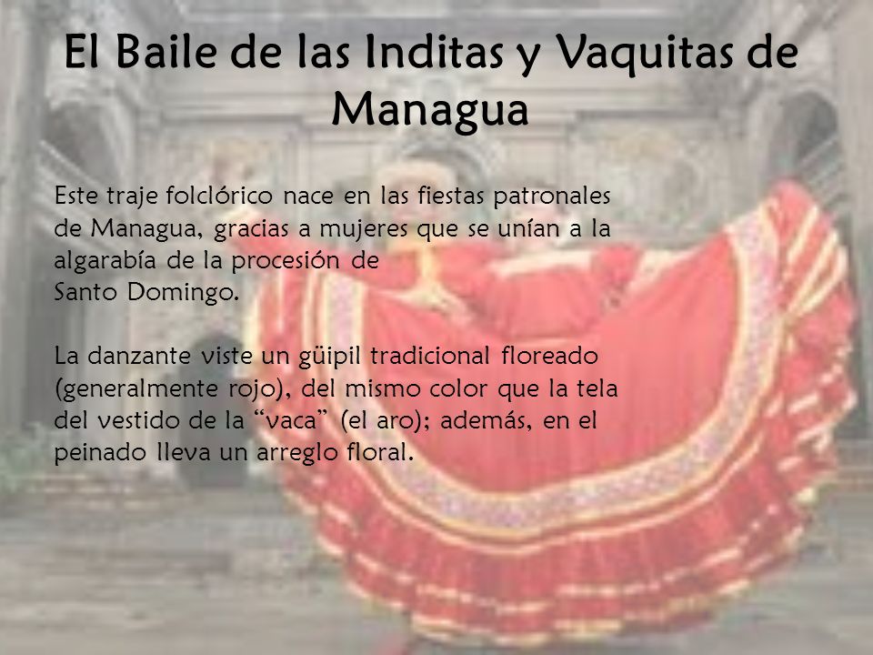 El Baile de las Inditas y Vaquitas de Managua